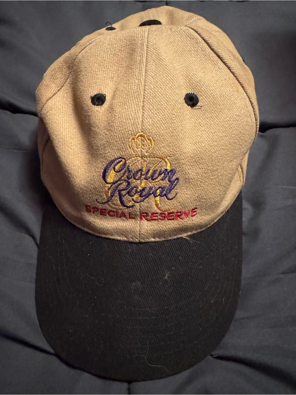 Crown Royal Special Reserve Two-Tone Embroidered Cap - Tan & Black